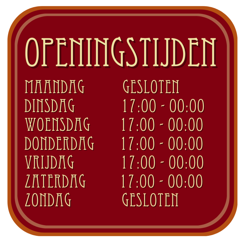 Openingstijden Charcuteria Barlotta