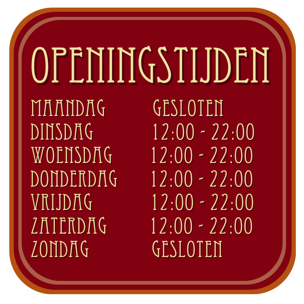 Openingstijden Café Barlotta